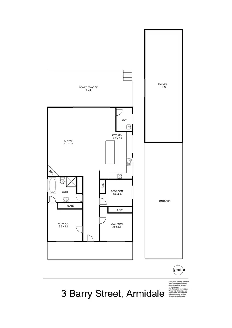 Floorplan of Homely house listing, 3 Barry Street, Armidale NSW 2350
