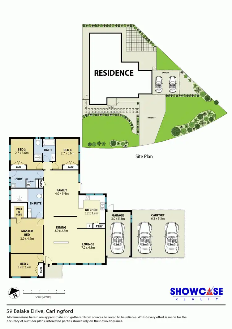 Floorplan of Homely house listing, 59 Balaka Drive, Carlingford NSW 2118
