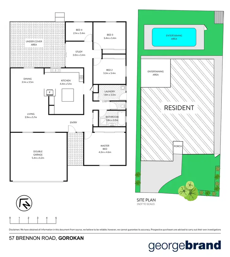 Floorplan of Homely house listing, 57 Brennon Road, Gorokan NSW 2263