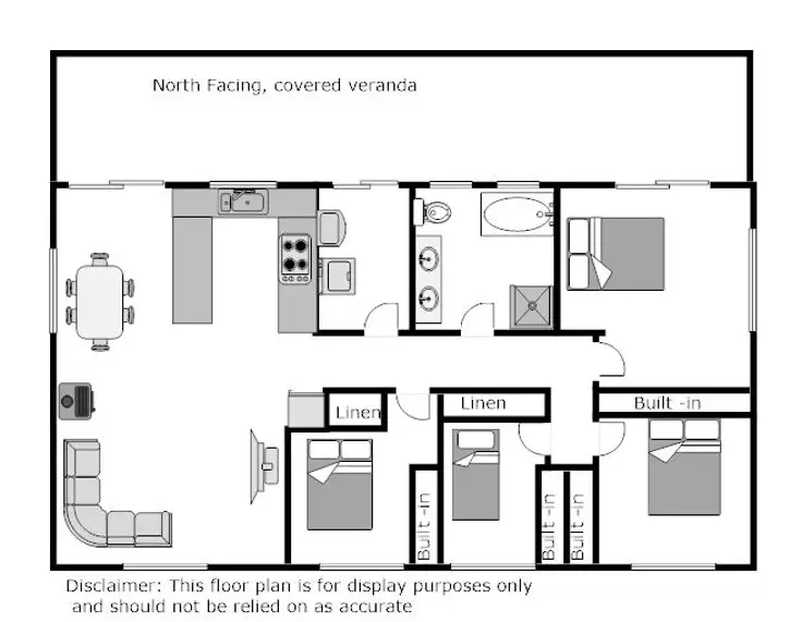 Floorplan of Homely rural property listing, 1076 Green Pigeon Road - Green Pigeon, Kyogle NSW 2474