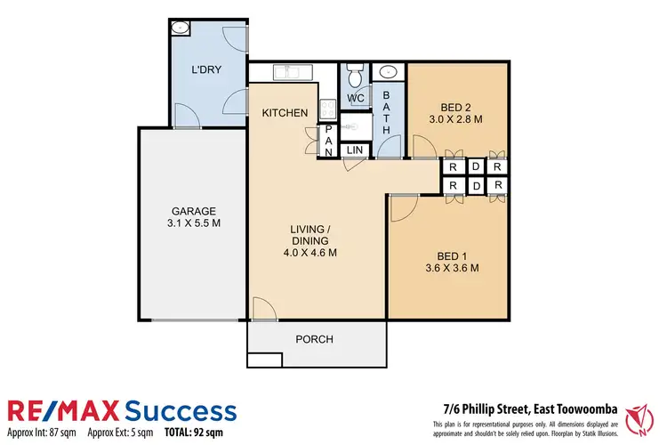 Floorplan of Homely unit listing, 7/6 Phillip Street, East Toowoomba QLD 4350