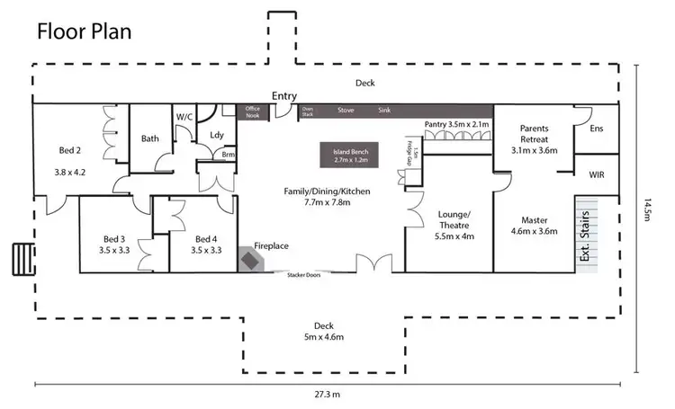 Floorplan of Homely rural property listing, 30 Berghofer, Withcott QLD 4352