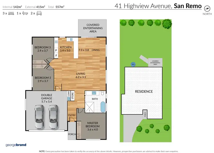 Floorplan of Homely house listing, 41 Highview Avenue, San Remo NSW 2262