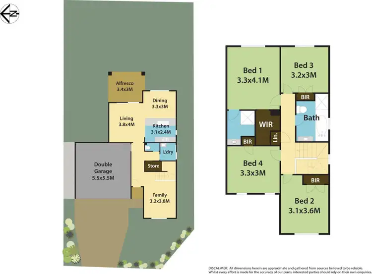Floorplan of Homely house listing, 53 Beauchamp Drive, The Ponds NSW 2769