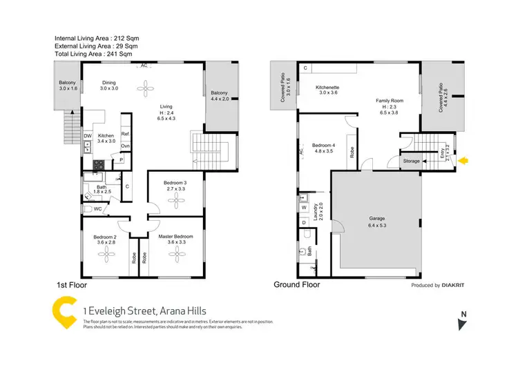 Floorplan of Homely house listing, 1 Eveleigh Street, Arana Hills QLD 4054