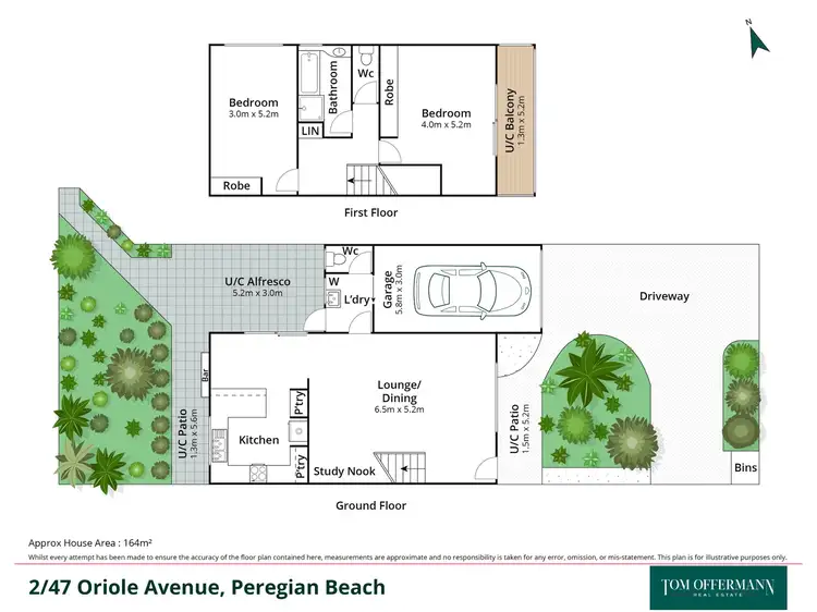 Floorplan of Homely unit listing, 2/47 Oriole Avenue, Peregian Beach QLD 4573
