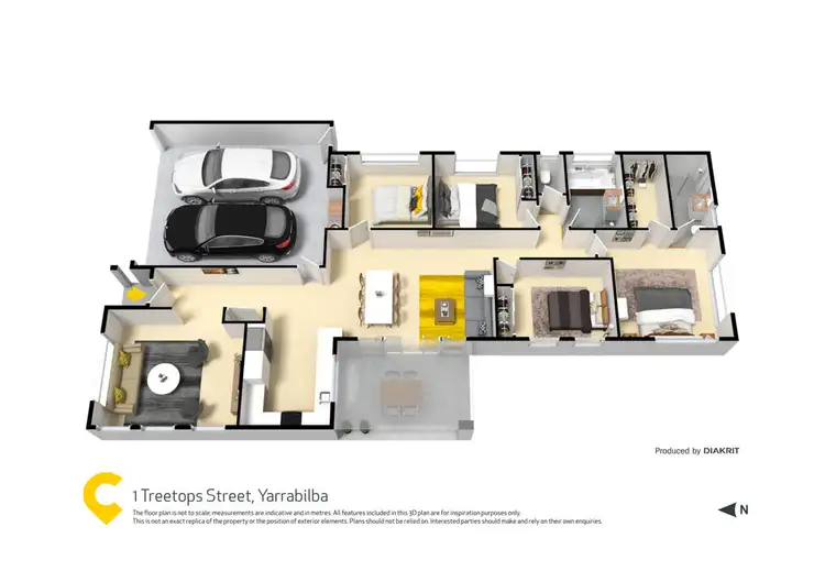 Floorplan of Homely house listing, 1 Treetops Street, Yarrabilba QLD 4207