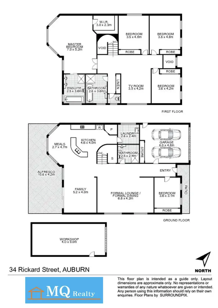 Floorplan of Homely house listing, 34 Rickard St, Auburn NSW 2144
