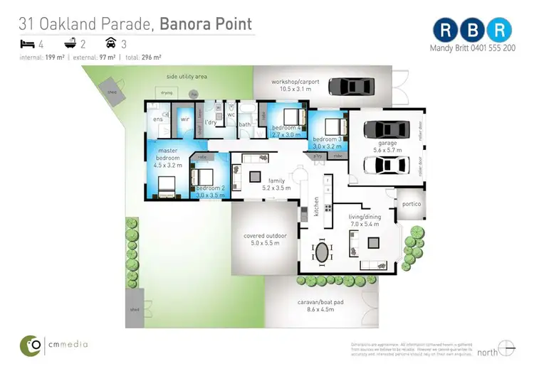 Floorplan of Homely house listing, 31 Oakland Parade, Banora Point NSW 2486