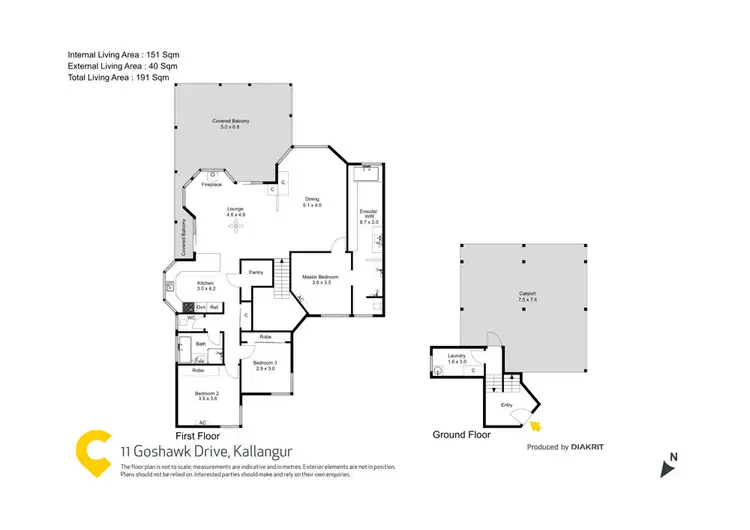 Floorplan of Homely house listing, 11 Goshawk Drive, Kallangur QLD 4503
