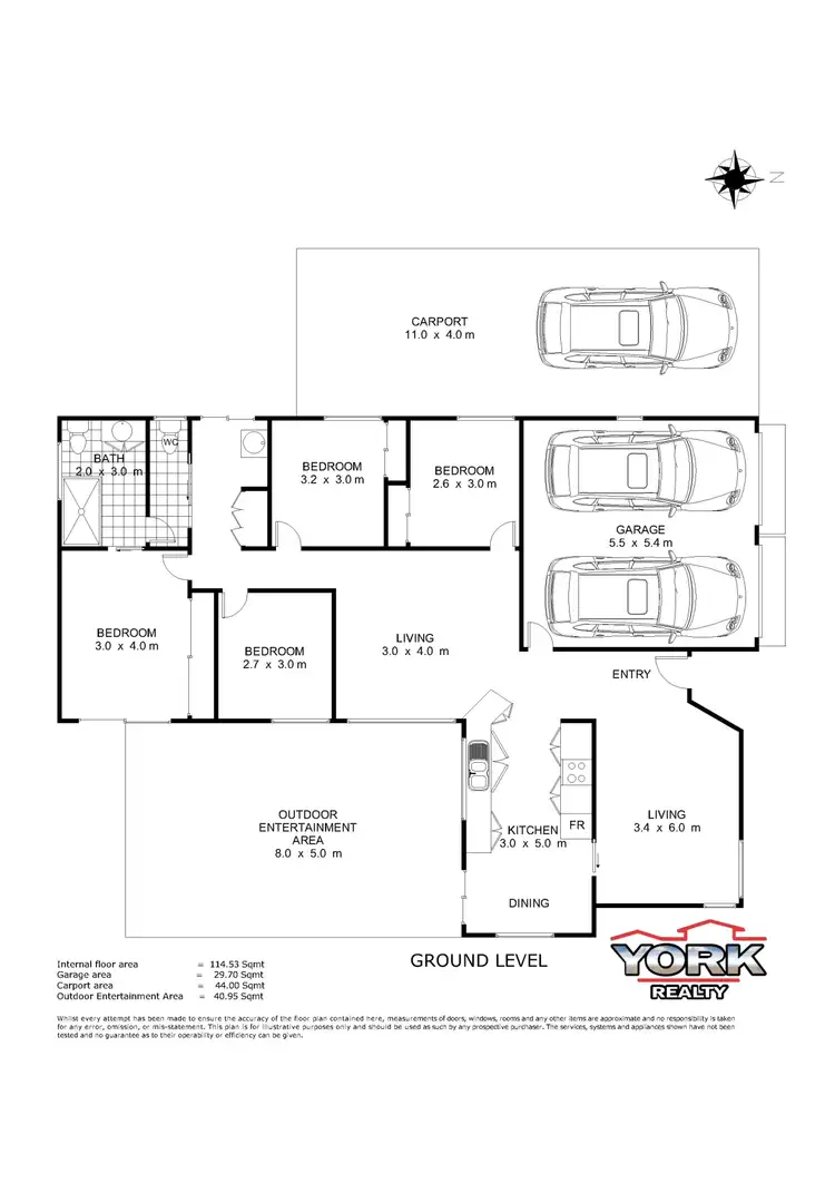 Floorplan of Homely house listing, 18 O'Beirne Street, Kearneys Spring QLD 4350