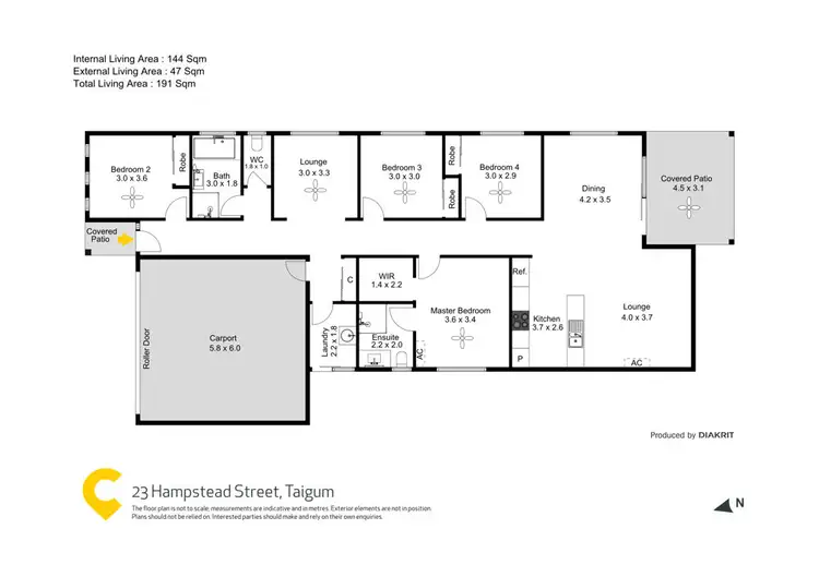 Floorplan of Homely house listing, 23 Hampstead Street, Taigum QLD 4018