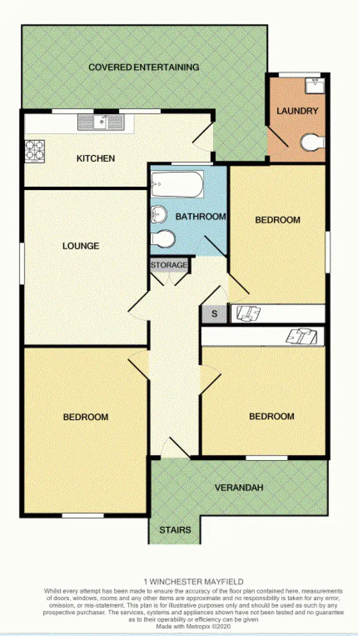 Floorplan of Homely house listing, 1 Winchester Street, Mayfield NSW 2304