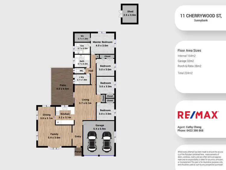 Floorplan of Homely house listing, 11 Cherrywood Street, Sunnybank Hills QLD 4109
