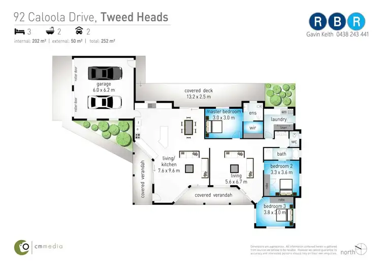 Floorplan of Homely house listing, 92 Caloola Drive, Tweed Heads NSW 2485