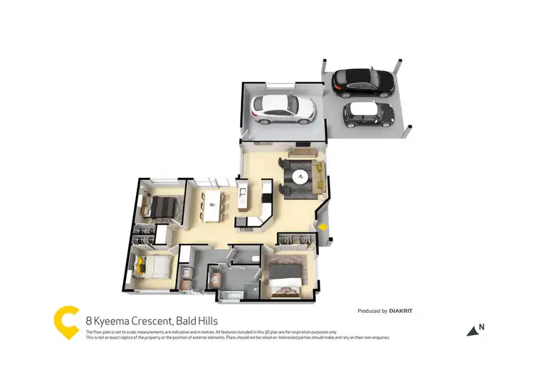 Floorplan of Homely house listing, 8 Kyeema Crescent, Bald Hills QLD 4036