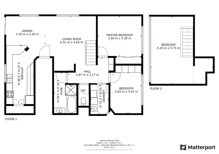 Floorplan of Homely unit listing, 3/32 Karuah Avenue, Coffs Harbour NSW 2450