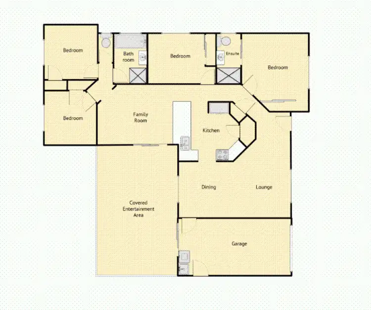 Floorplan of Homely house listing, 5 Firth Ct, Landsborough QLD 4550