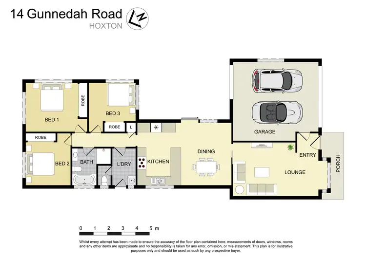 Floorplan of Homely house listing, 14 Gunnedah Road, Hoxton Park NSW 2171