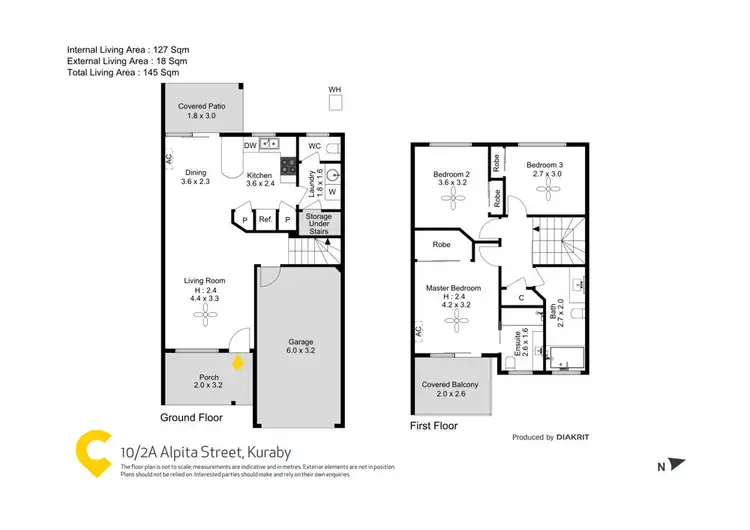 Floorplan of Homely townhouse listing, 10/2A Alpita Street, Kuraby QLD 4112