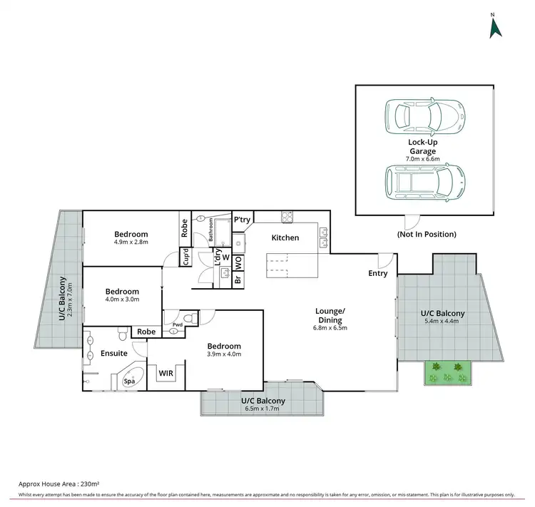 Floorplan of Homely unit listing, 6/31-33 Lorikeet Drive, Peregian Beach QLD 4573