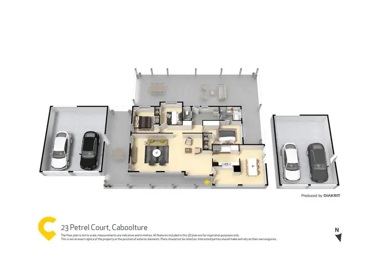 Floorplan of Homely house listing, 23 Petrel Court, Caboolture QLD 4510