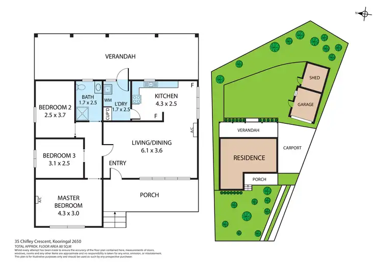 Floorplan of Homely house listing, 35 Chifley Crescent, Kooringal NSW 2650