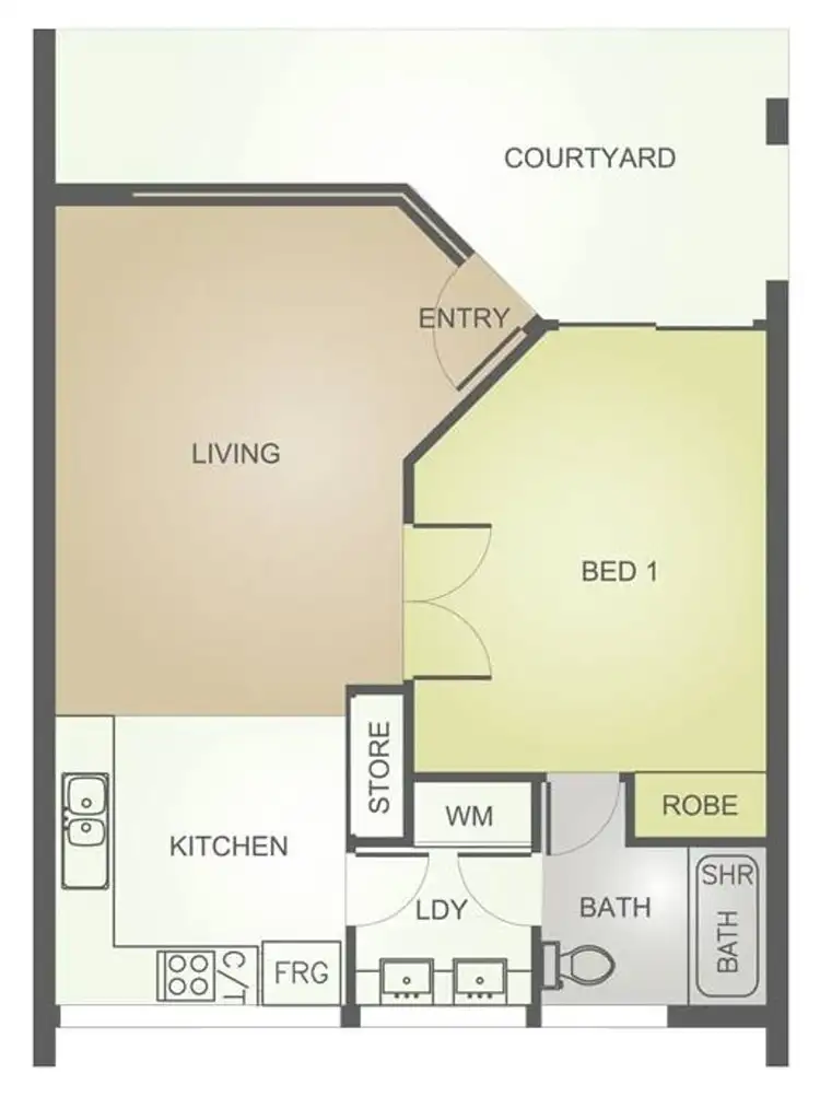 Floorplan of Homely house listing, 49/8 Solitary Islands Way, Sapphire Beach NSW 2450