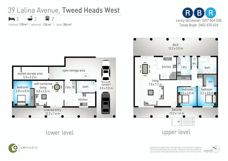Floorplan of Homely house listing, 39 Lalina Ave, Tweed Heads West NSW 2485