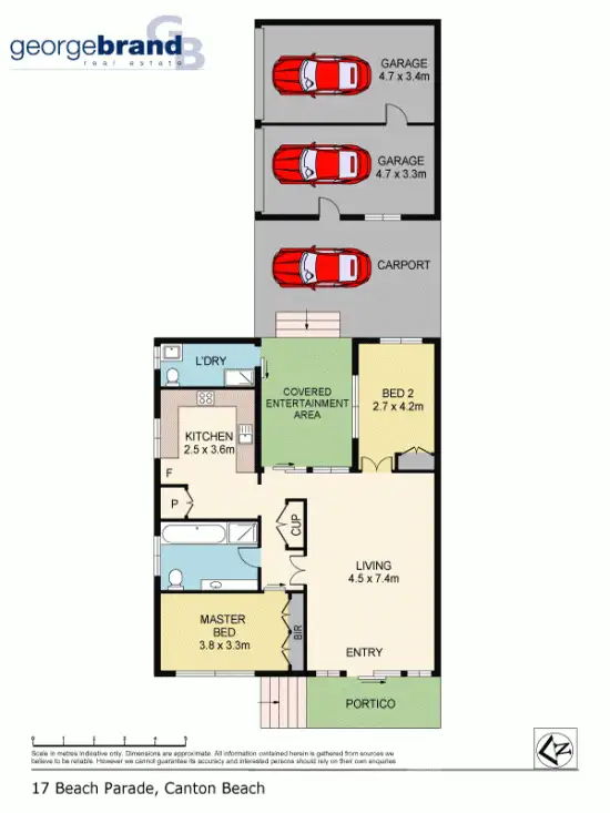 Floorplan of Homely house listing, 17 Beach Parade, Canton Beach NSW 2263
