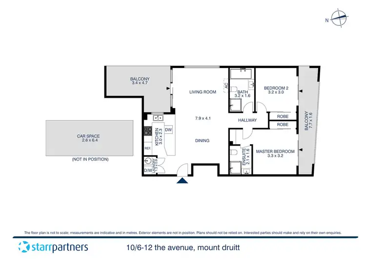 Floorplan of Homely unit listing, 10/6-12 The Avenue, Mount Druitt NSW 2770