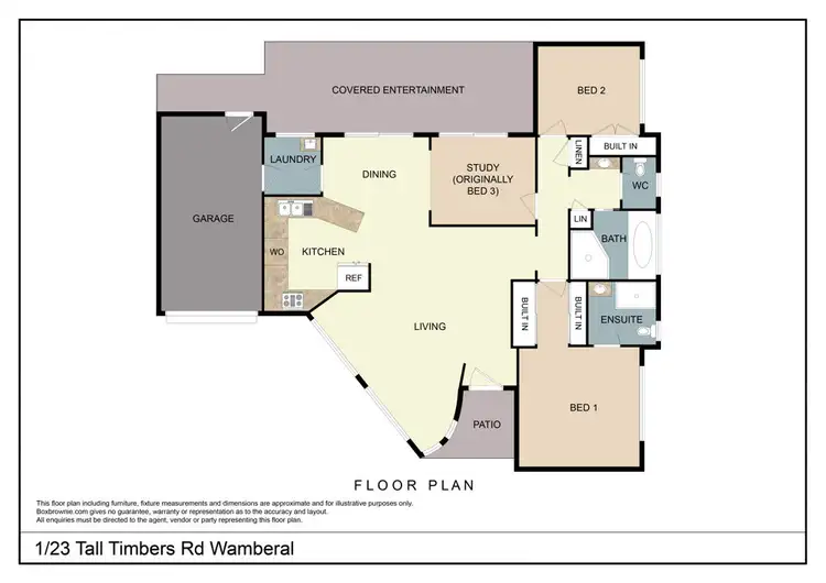 Floorplan of Homely house listing, 1/23 Tall Timbers Road, Wamberal NSW 2260