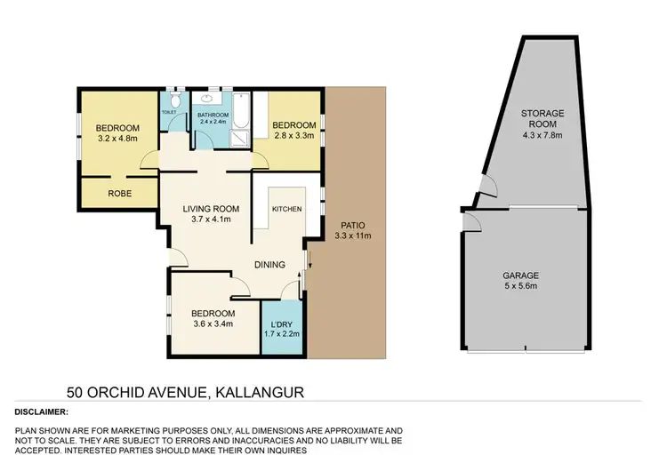 Floorplan of Homely house listing, 50 Orchid Avenue, Kallangur QLD 4503