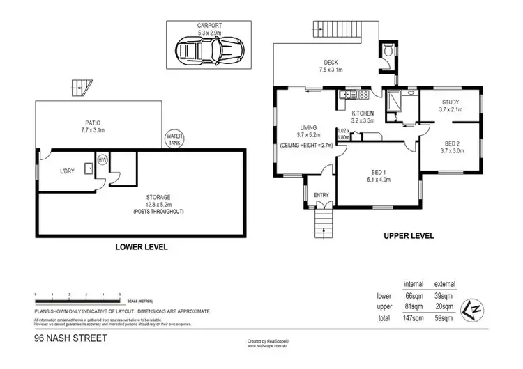 Floorplan of Homely house listing, 96 Nash Street, Sandgate QLD 4017