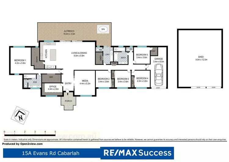 Floorplan of Homely house listing, 15A Evans Road, Cabarlah QLD 4352