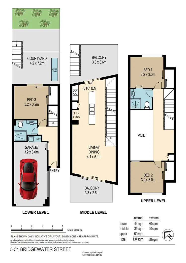 Floorplan of Homely townhouse listing, 5/34 Bridgewater Street, Morningside QLD 4170