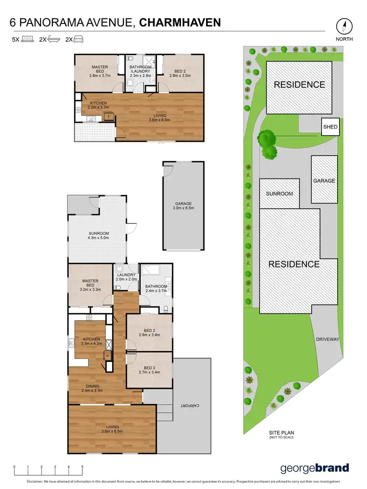 Floorplan of Homely house listing, 6 Panorama Avenue, Charmhaven NSW 2263