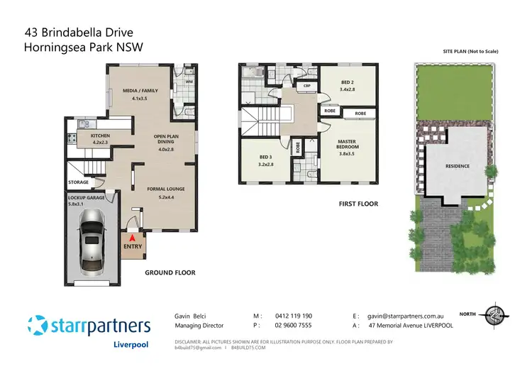 Floorplan of Homely house listing, 43 Brindabella drive, Horningsea Park NSW 2171