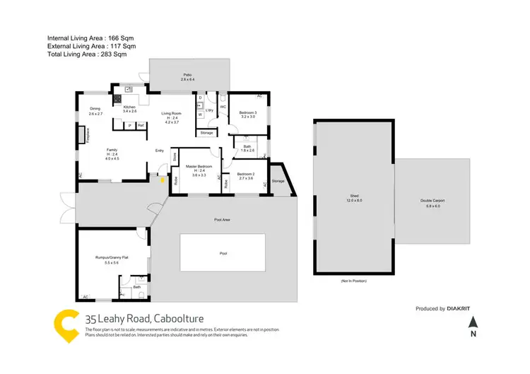 Floorplan of Homely house listing, 35 Leahy Road, Caboolture QLD 4510