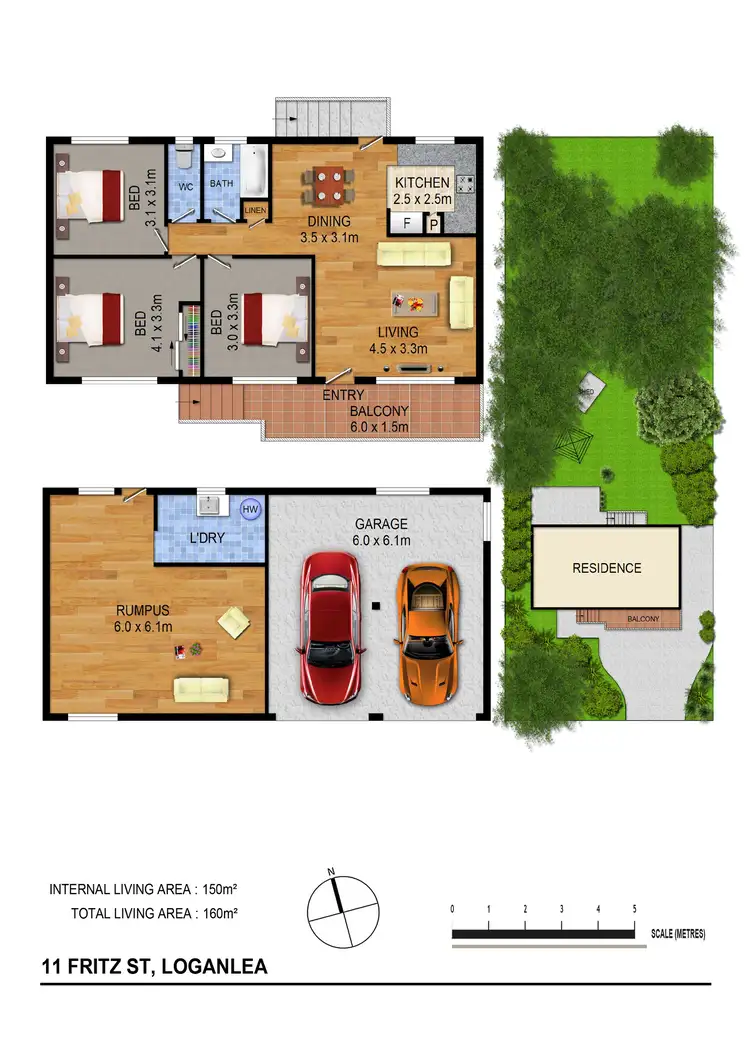 Floorplan of Homely house listing, 11 Fritz St, Loganlea QLD 4131