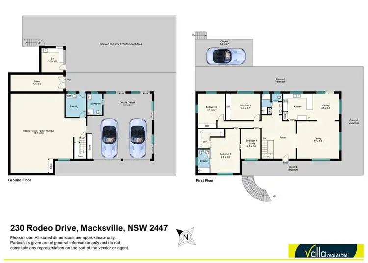 Floorplan of Homely house listing, 230 Rodeo Drive, Macksville NSW 2447