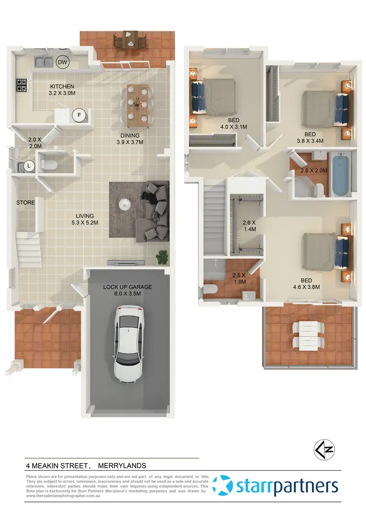 Floorplan of Homely house listing, 4 Meakin Street, Merrylands NSW 2160