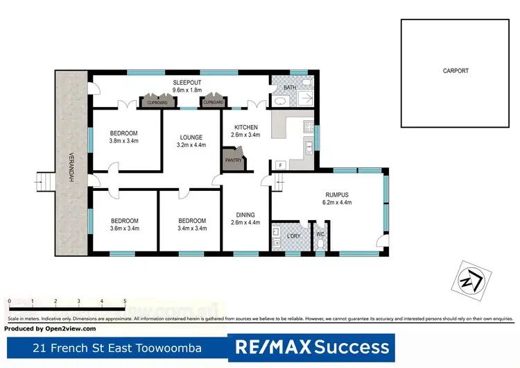 Floorplan of Homely house listing, 21 French Street, East Toowoomba QLD 4350