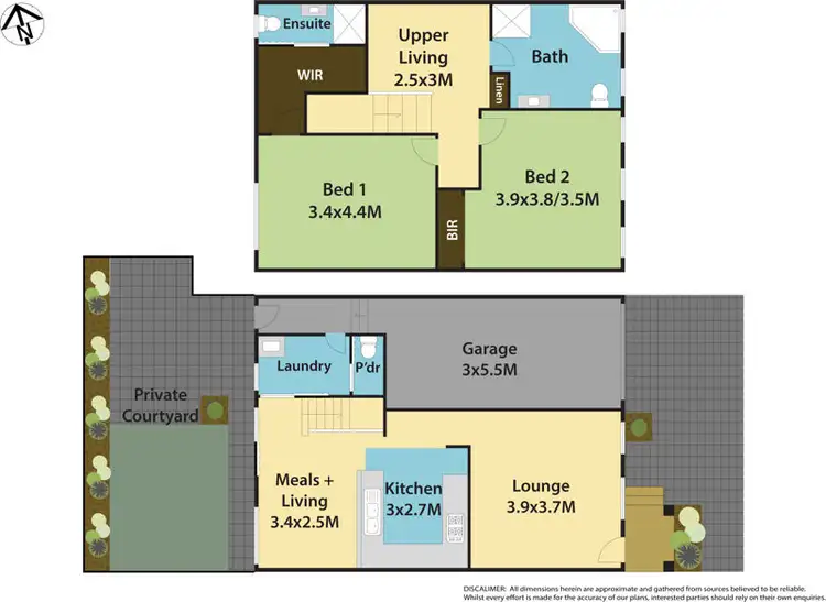 Floorplan of Homely townhouse listing, 3/53-55 Lalor Road, Quakers Hill NSW 2763