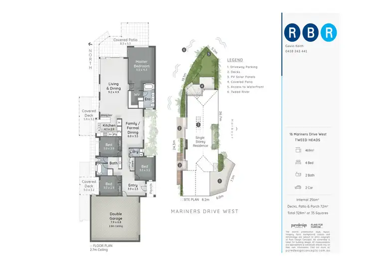Floorplan of Homely house listing, 197 Mariners Drive West, Tweed Heads NSW 2485