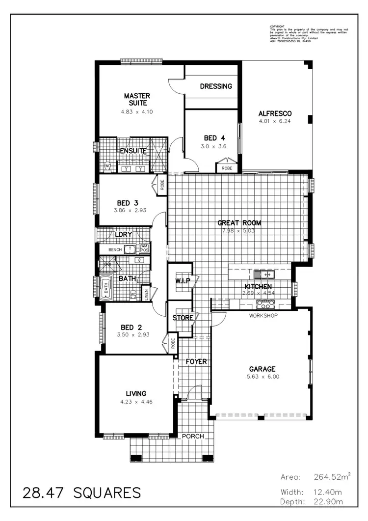 Floorplan of Homely house listing, 110 Burns Road, Kellyville NSW 2155