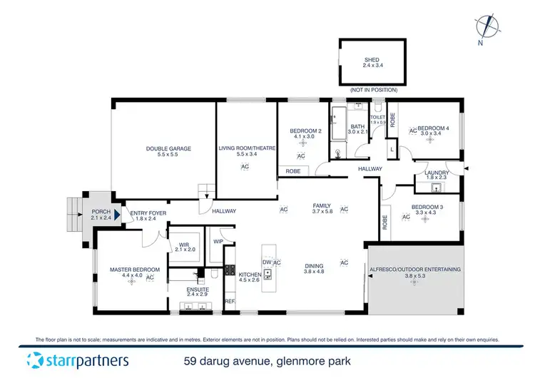 Floorplan of Homely house listing, 59 Darug Avenue, Glenmore Park NSW 2745
