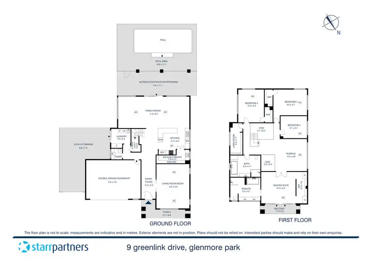 Floorplan of Homely house listing, 9 Greenlink Drive, Glenmore Park NSW 2745