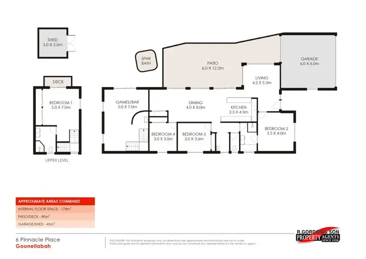 Floorplan of Homely house listing, 6 Pinnacle Place, Goonellabah NSW 2480