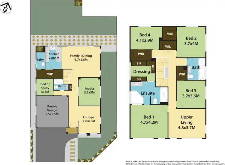 Floorplan of Homely house listing, 71 Frontier Avenue, Marsden Park NSW 2765